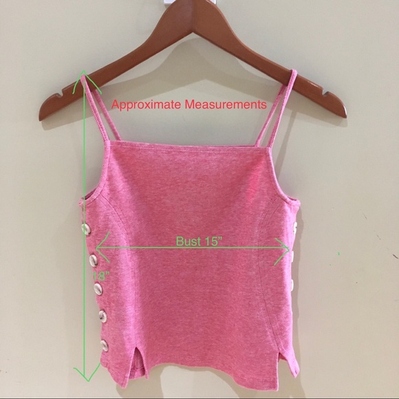 Anthropologie - Meadow Rue XS Pink Strappy Top - Picture 3 of 7